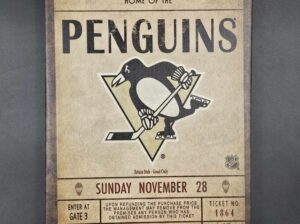 Pittsburgh Penguins Sports Sign