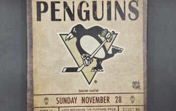 Pittsburgh Penguins Sports Sign