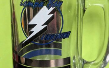 Tampa Bay Lightning Glass