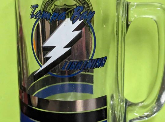 Tampa Bay Lightning Glass