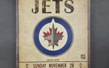 Winnipeg Jets Sports Sign