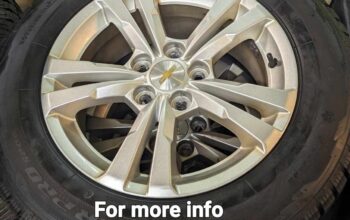 Winter Tires 225/65r17 winterforce on Chevy r