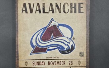 Colorado Avalanche Sports Sign