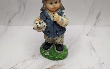 Boy Figurine with dog