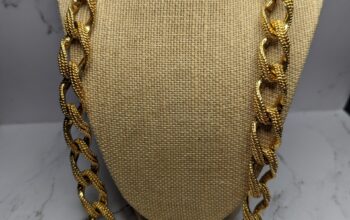 Gold Tone Chain Necklace