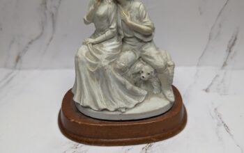 Vintage Bisque Porcelain Loving Couple