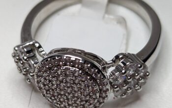 Fashion Luxury Women Ring Micro Paved Big Rou