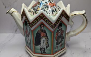 RARE Sadler Teapot The Battle Of Waterloo 181