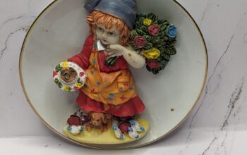 Girl Decoration Plate