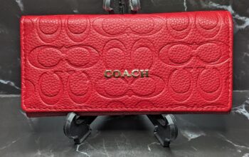 Red Coach Wallet