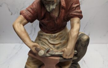 Napco Blacksmith Figurine Horse Shoe Maker