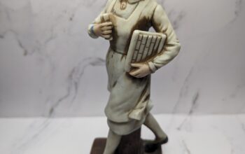 Vintage Nurse Bisque Figurine