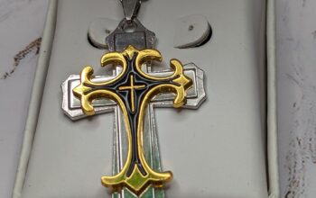 Cross Pendant Necklace Stainless Steel Crucif