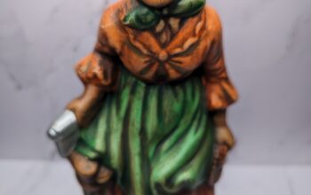 Old Woman Figure (Orange)