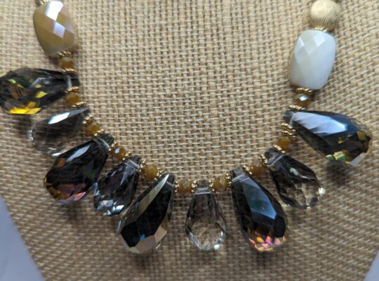 Vibrant Jewel Necklace Set