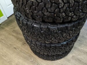 245/70R17 BFG KO2 Tires on Jeep Rims